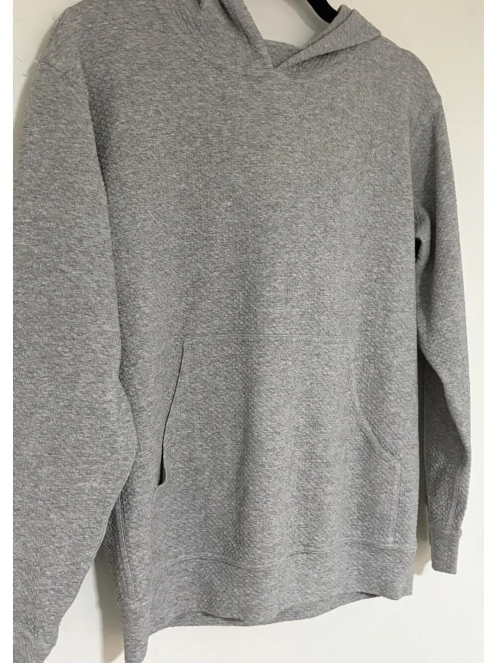Lululemon Steady State Cotton Blend Women’s Gray Pullover Hoodie Sz 4